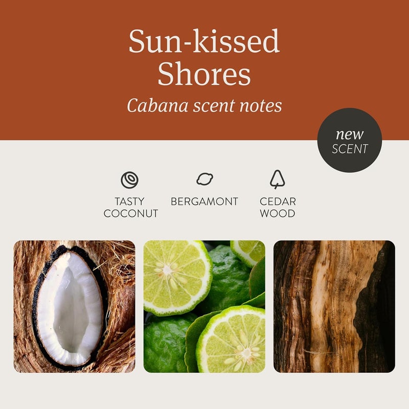 Drift Car Air Freshener - The Original Wood Air Freshener - Car Odor Eliminator - Long Lasting Scent - Auto Accessories - Metal Clip - Essential Oils - Clean Ingredients - Cabana Scent Starter Kit - Image 3